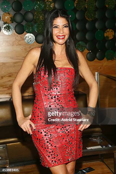 Alicia DiMichele Garofalo attends "Mob Wives" Season 4 premiere at Greenhouse on December 5, 2013 in New York City.