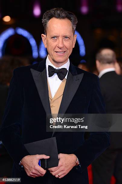 Richard E. Grant attends the Royal film performance of "Mandela: Long Walk To Freedom" held at the Odeon Leicester Square on December 5, 2013 in...