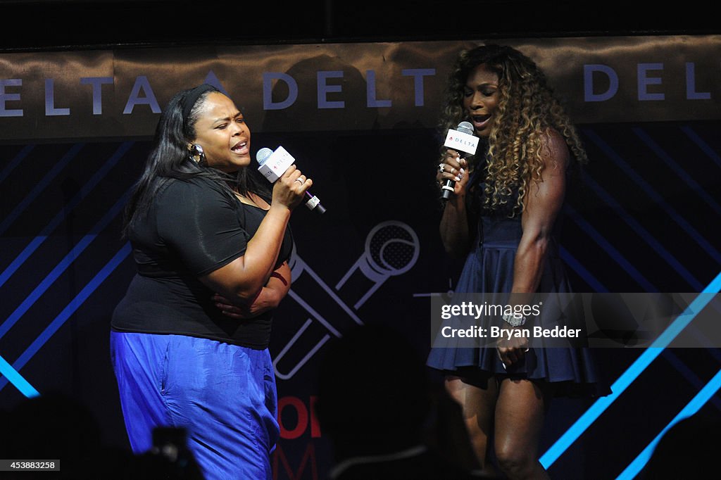 The Delta OPEN Mic With Serena Williams