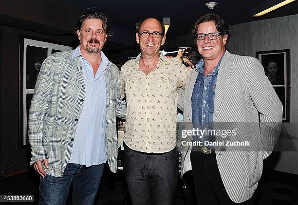 Alex Smith, David Cale and Andrew Smith attend the "Winter In The Blood" New York Premiere at IFC Center on August 20, 2014 in New York City.