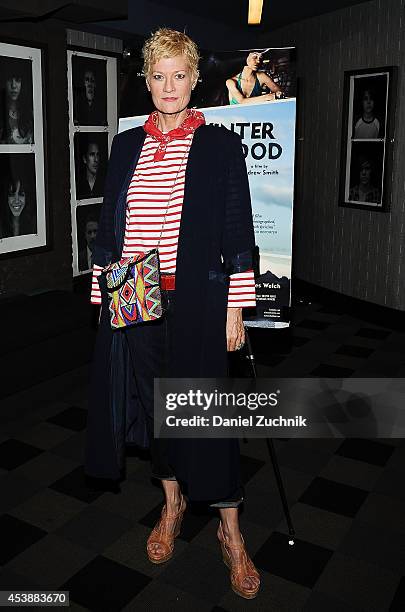 Actress Dana Wheeler-Nicholson attends the "Winter In The Blood" New York Premiere at IFC Center on August 20, 2014 in New York City.