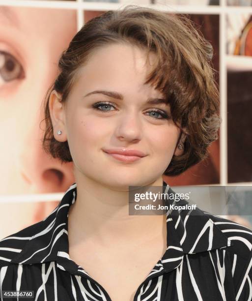 Actress Joey King arrives at the Los Angeles Premiere "If I Stay" at TCL Chinese Theatre on August 20, 2014 in Hollywood, California.