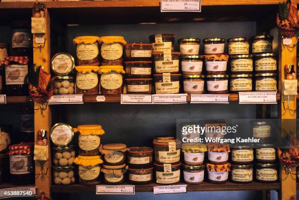 France, Loire Region, Chenonceaux Village, Store With Local Specialty Foods, Pate.