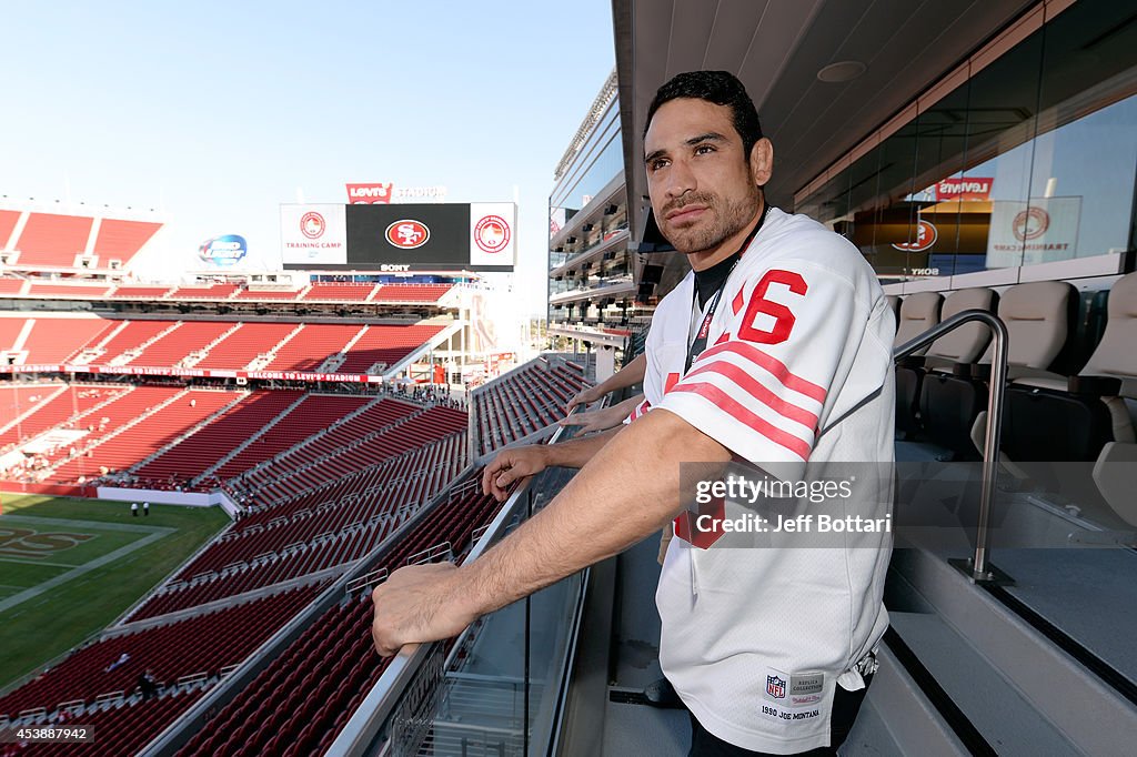 UFC Fighters meet San Francisco 49ers Players