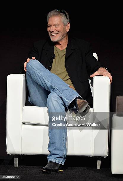 Stephen Lang speaks at the Cinematic Innovation Summit ahead of the 10th Annual Dubai International Film Festival at Atlantis, The Palm Hotel on...
