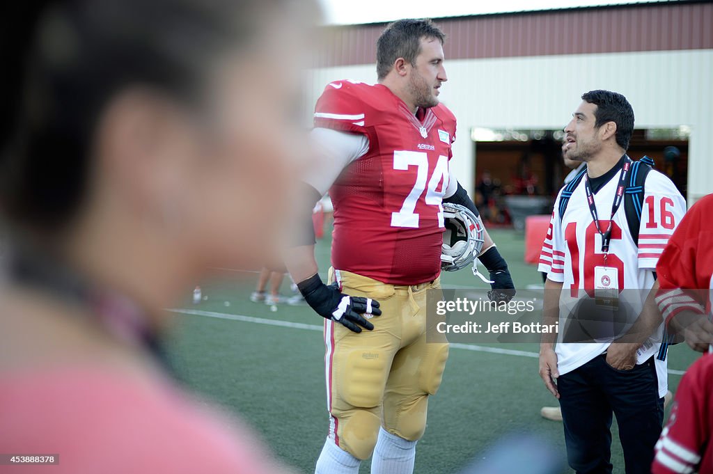 UFC Fighters meet San Francisco 49ers Players