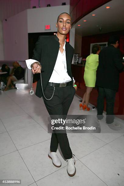 Model AzMarie Livingston attends America's Next Top Model Cycle 21 premiere party presented by NYLON and LINE at SupperClub Los Angeles on August 20,...