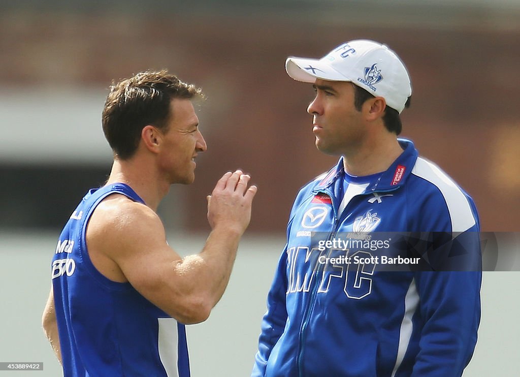 North Melbourne Kangaroos Media & Training Session