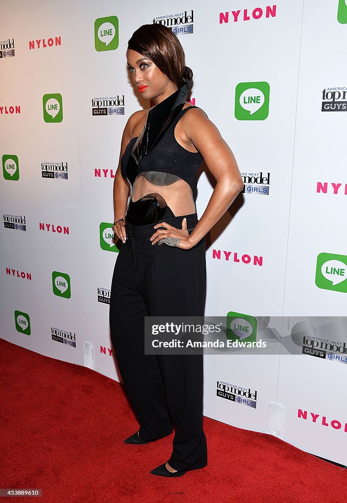 America's Next Top Model Cycle 21 Premiere Party Presented By NYLON And LINE