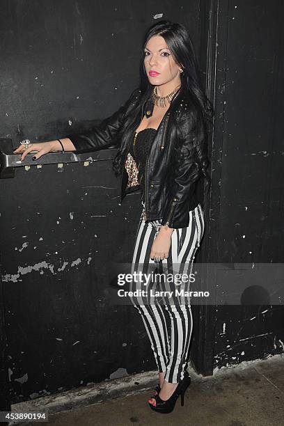 Kat Lane poses for a portrait at Grand Central during the 97.3 Hits concert on August 20, 2014 in Miami, Florida.