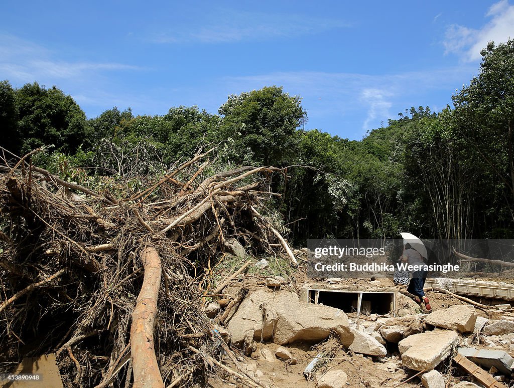 Rescue Work Continues At Hiroshima Landslide Site As Toll Rises To 39