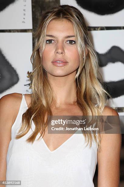 Kelly Rohrbach attends the VIOLET GREY & Cassandra Huysentruyt Grey Host Artist In Residence Donald Robertson on August 20, 2014 in Los Angeles,...