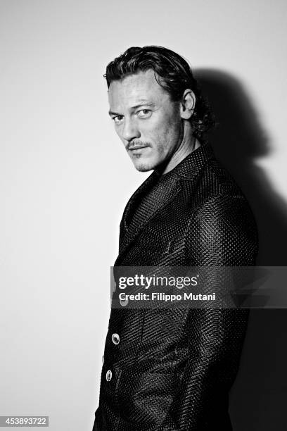 Luke Evans is photographed for GQ in Milan, Italy.