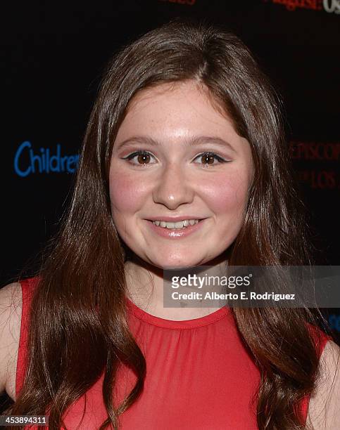 Actress Emma Kenney attends The Weinstein Company's screening of "August: Osage County" benefitting Children Mending Hearts & The Episcopal School of...