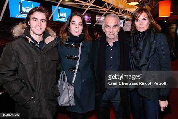 Anouchka Delon and companion Julien Dereims , Alain Terzian , President of the 'Cesar', the French Academy awards, and his wife Brune de Margerie...