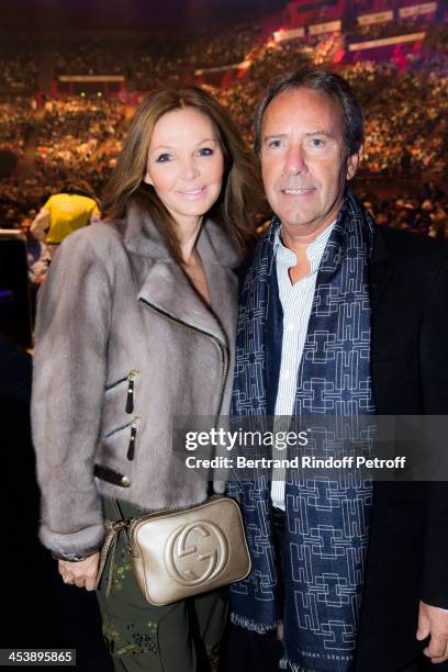 Sophie Desmarais attends Celine Dion's Concert at Palais Omnisports de Bercy on December 5, 2013 in Paris, France.