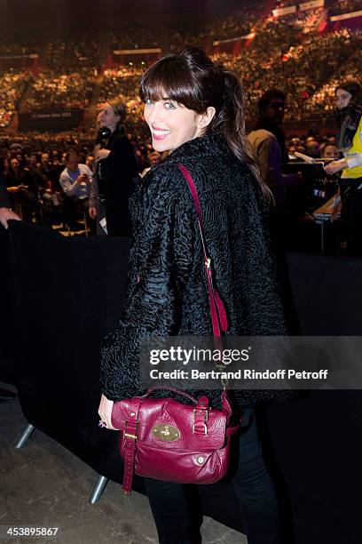 Singer Nolwenn Leroy attending Celine Dion's Concert at Palais Omnisports de Bercy on December 5, 2013 in Paris, France.