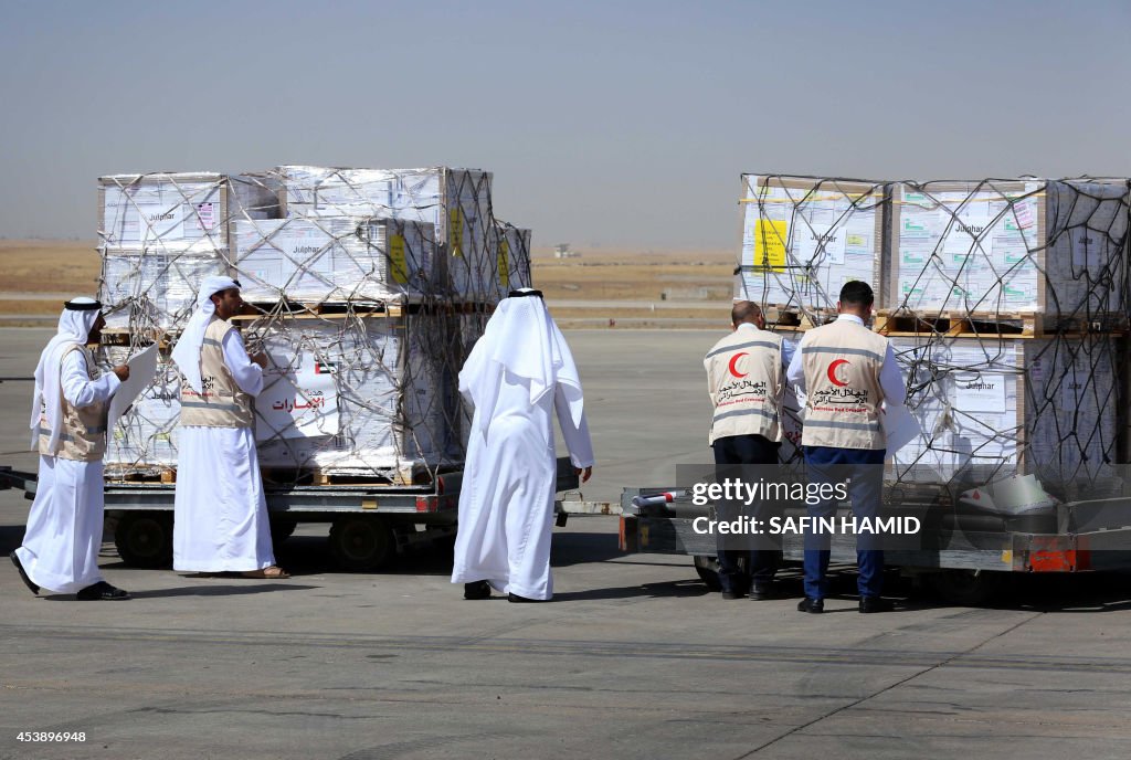 IRAQ-KURDS-UAE-CONFLICT-REFUGEE-AID