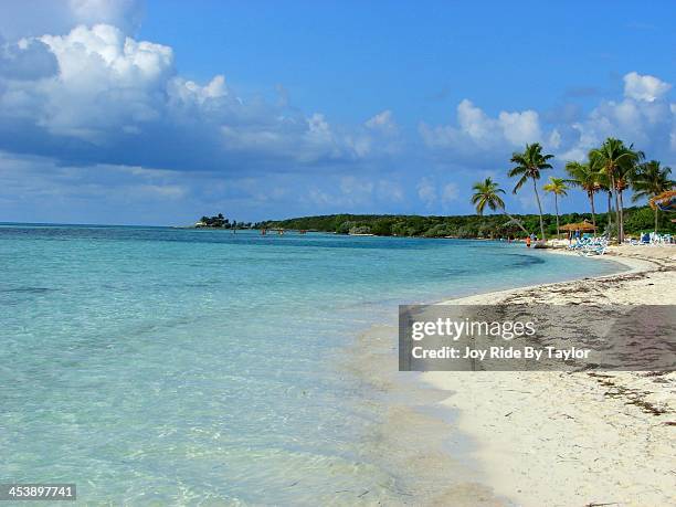 coco cay- bahamas - nassau beach stock pictures, royalty-free photos & images