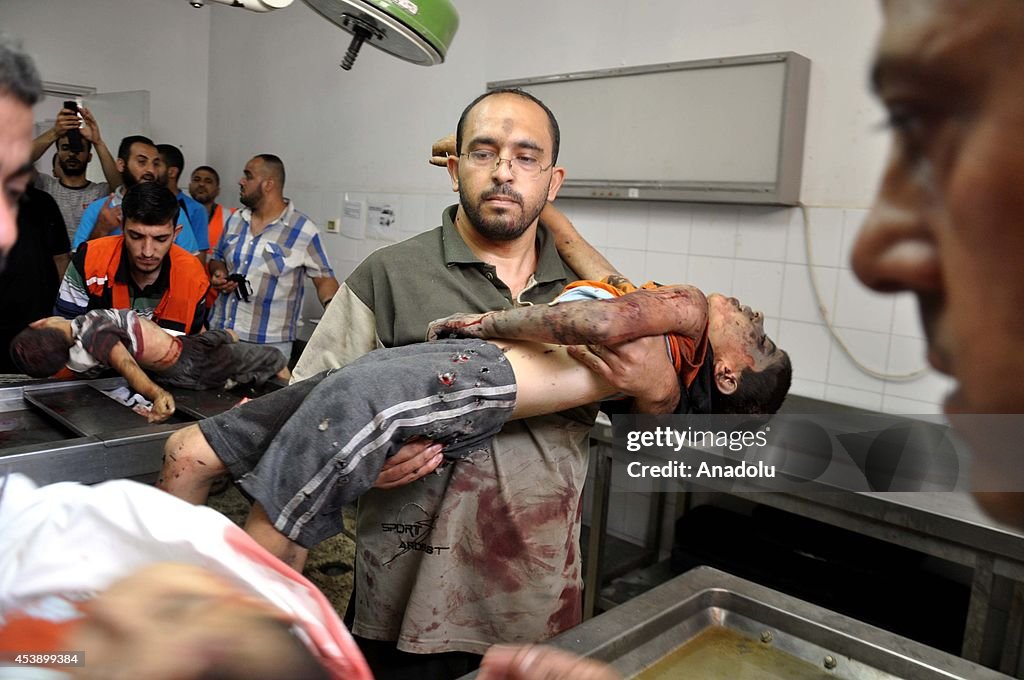 Three Palestinian children killed in Israeli strike on Gaza