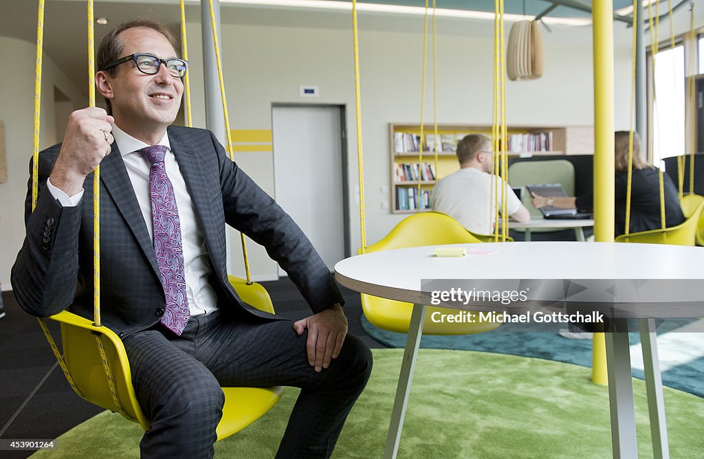 German Minister For Transport Visits SAP Innovation Center