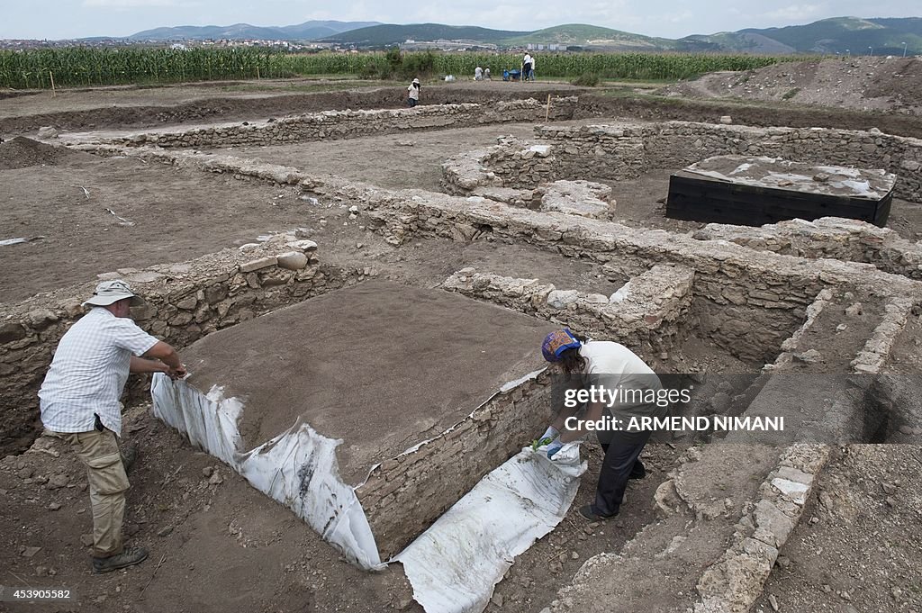 KOSOVO-ARCHAEOLOGY-ULPIANA