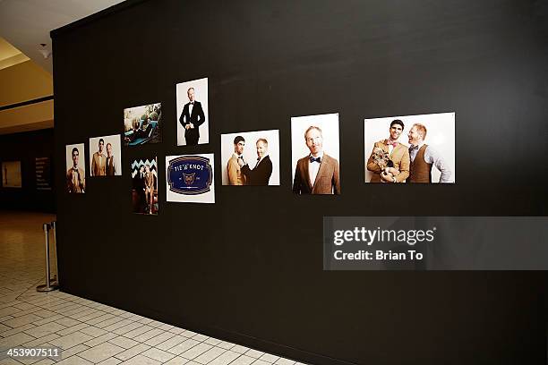 General atmosphere at Tie The Knot Pop-Up Store at The Beverly Center on December 5, 2013 in Los Angeles, California.