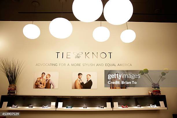 General atmosphere at Tie The Knot Pop-Up Store at The Beverly Center on December 5, 2013 in Los Angeles, California.