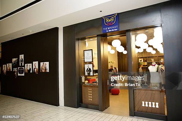 General atmosphere at Tie The Knot Pop-Up Store at The Beverly Center on December 5, 2013 in Los Angeles, California.