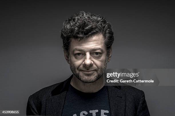 Andy Serkis during a portrait session at the Cinematic Innovation Summit ahead of the 10th Annual Dubai International Film Festival at Atlantis, The...