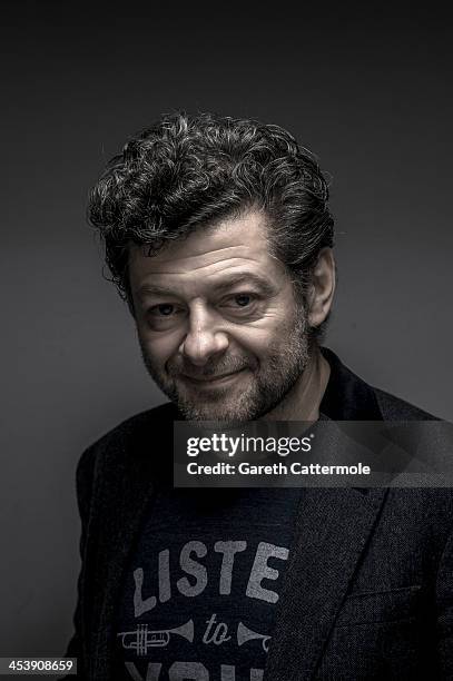 Andy Serkis during a portrait session at the Cinematic Innovation Summit ahead of the 10th Annual Dubai International Film Festival at Atlantis, The...