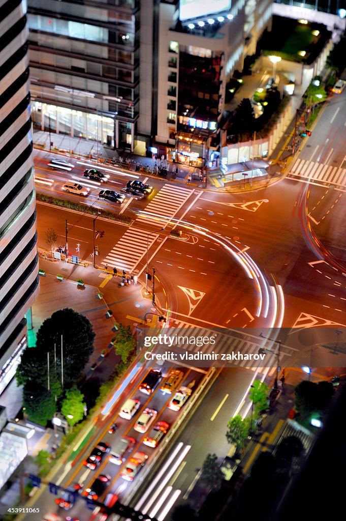 Tokyo streets at night