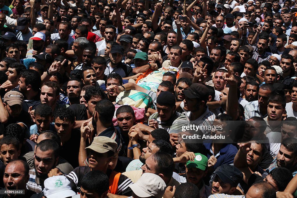 Funeral ceremony of Hamas commanders in Gaza