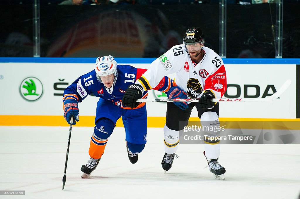 Tappara Tampere v Stavanger Oilers - Champions Hockey League