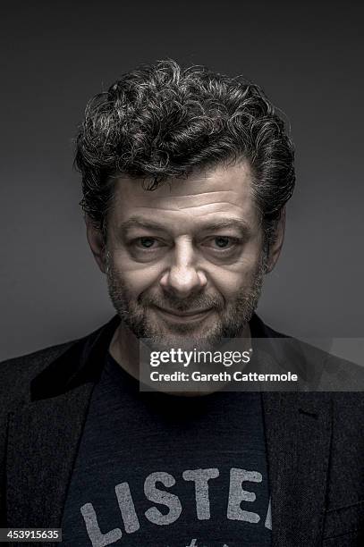 Andy Serkis during a portrait session at the Cinematic Innovation Summit ahead of the 10th Annual Dubai International Film Festival at Atlantis, The...