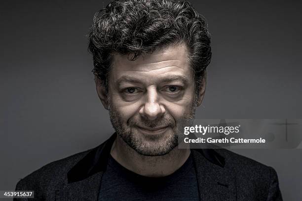 Andy Serkis during a portrait session at the Cinematic Innovation Summit ahead of the 10th Annual Dubai International Film Festival at Atlantis, The...