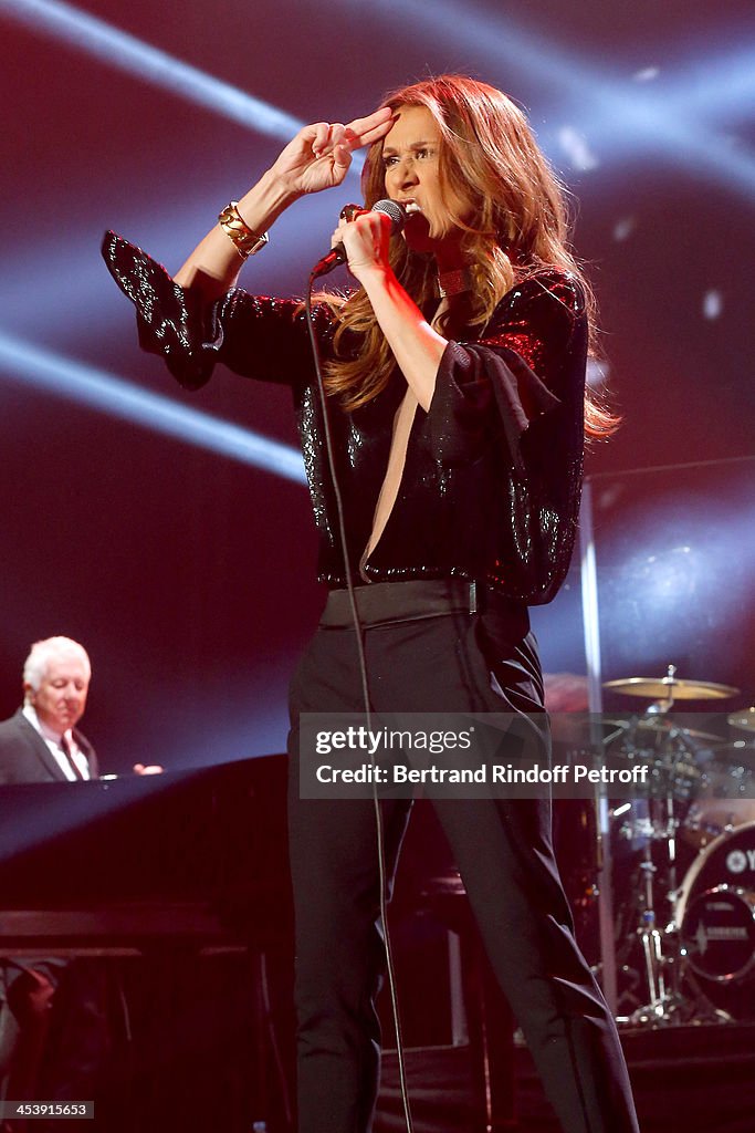 Celine Dion In Concert At Palais Omnisport De Paris Bercy