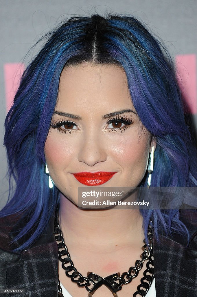 NYLON Magazine's December Issue Celebration Featuring Cover Star Demi Lovato