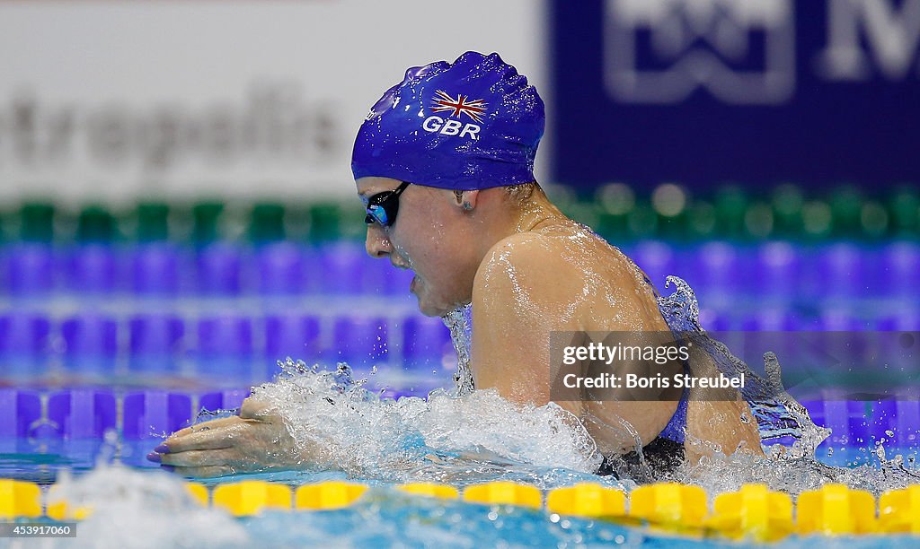 32nd LEN European Swimming Championships 2014 - Day 9