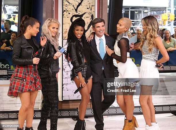 Performs live on "Good Morning America," 8/20/14, airing on the Walt Disney Television via Getty Images Television Network. G.R.L, GEORGE...