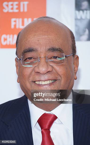 Honoree Dr. Mo Ibrahim attends the 2013 Focus For Change gala benefiting WITNESS at Roseland Ballroom on December 5, 2013 in New York City.