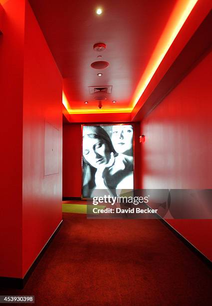 General view of one of the World Tower rooms as SLS Las Vegas prepares to open after a USD 415 million renovation of the legendary Sahara Hotel &...