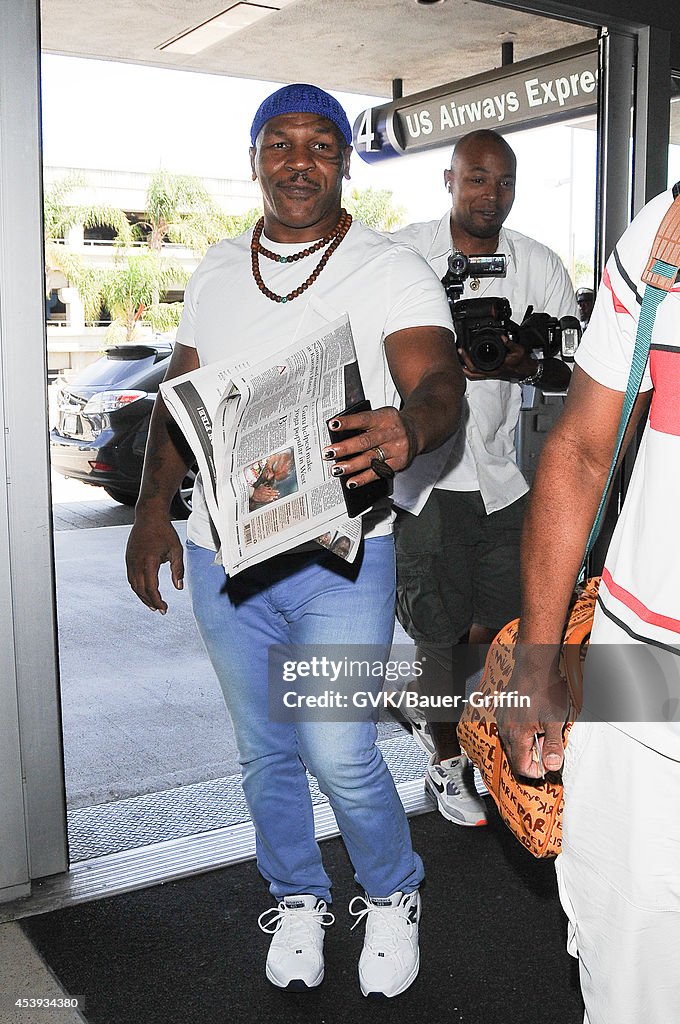Celebrity Sightings In Los Angeles - August 21, 2014