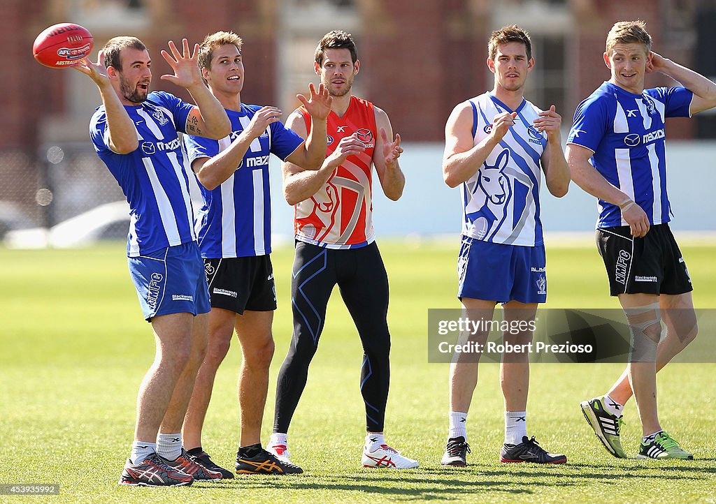 North Melbourne Kangaroos Media & Training Session