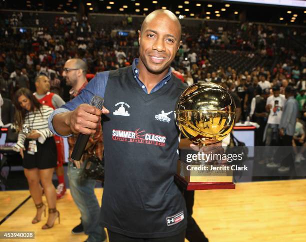 Jay Williams attends the 2014 Summer Classic Charity Basketball Game at Barclays Center on August 21, 2014 in New York City.