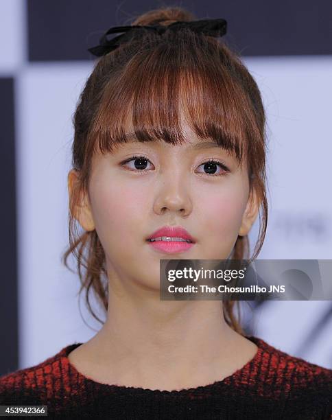 Kim So-Hyun attends the OCN drama "Reset" press conference at Imperial Palace on August 20, 2014 in Seoul, South Korea.