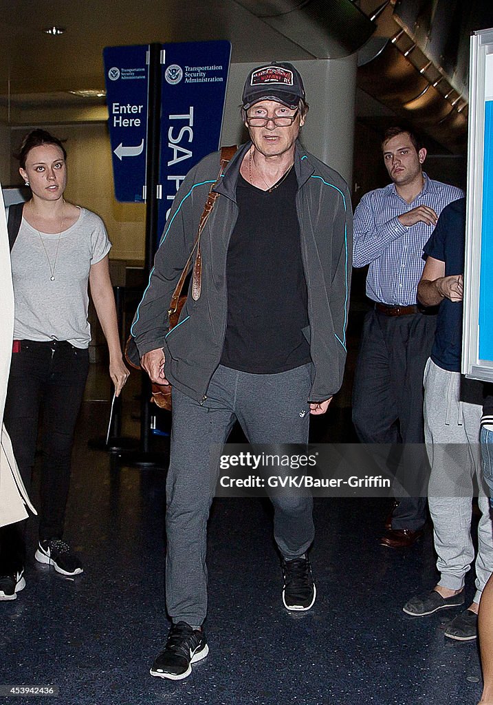 Celebrity Sightings In Los Angeles - August 21, 2014