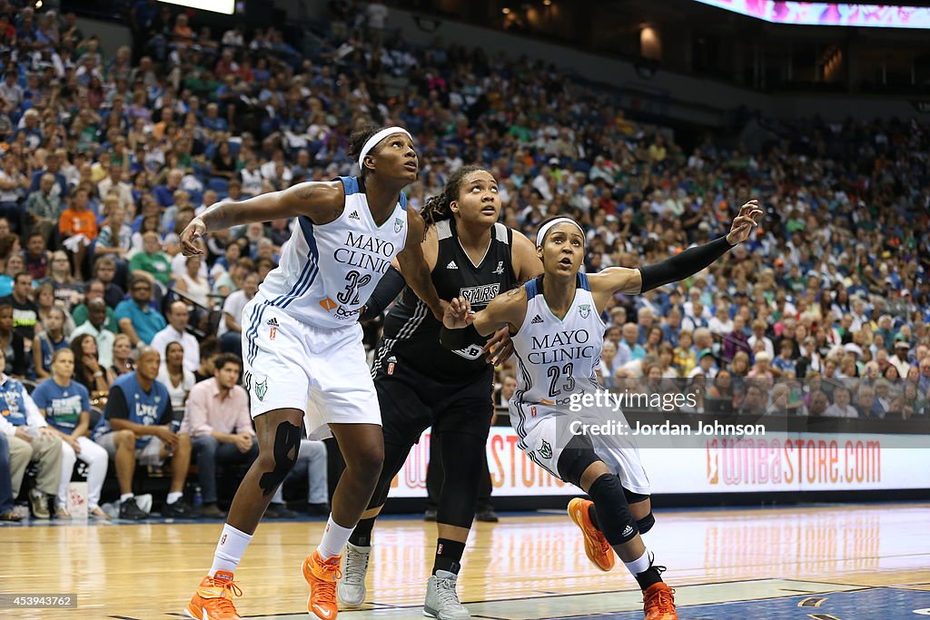 San Antonio Stars v Minnesota Lynx - WNBA Western Conference Semifinals Game 1