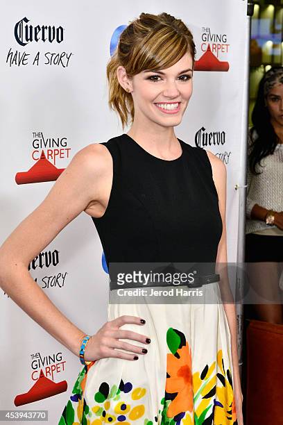 Actress Rachel Melvin attends OK! TV Awards Party at Sofitel Hotel on August 21, 2014 in Los Angeles, California.