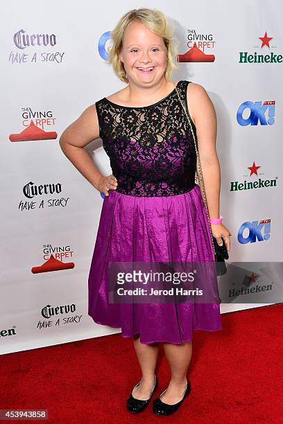 Actress Lauren Potter attends OK! TV Awards Party at Sofitel Hotel on August 21, 2014 in Los Angeles, California.